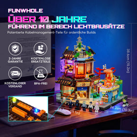 FUNWHOLE diverse figures including robots, animals, and characters for storytelling