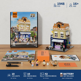 FUNWHOLE Gelato Store 32x26 baseplate supports modular expansion.