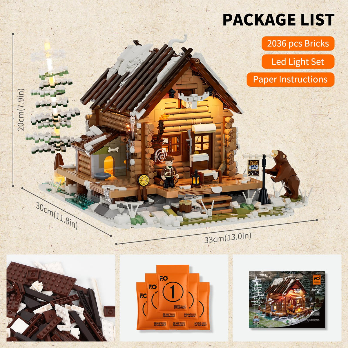 FunWHOLE Wyatt Brown figure enhances seasonal storytelling in the cabin