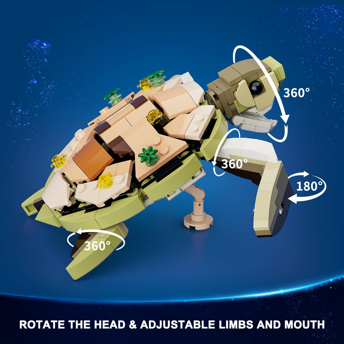 FUNWHOLE Storytelling figure expression swap enhances underwater storytelling and imagination.