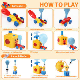 FunWISH rocket or astronaut launch showcase for kids.