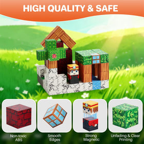 FUNYKICH durable blocks withstand repeated assembly for long-lasting use.