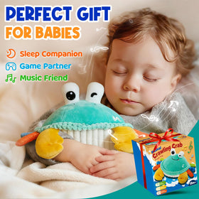 FUNZBO 3 in 1 multifunction crab toy includes music, recording, and crawling guidance.