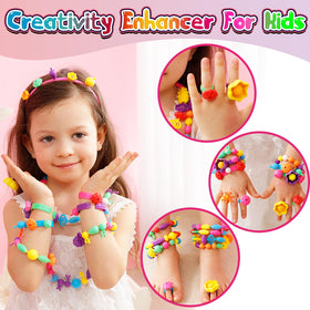 FUNZBO 520+ necklace design kit for custom kid-made accessories.