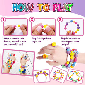 FUNZBO luminous beads glow in the dark for standout designs.