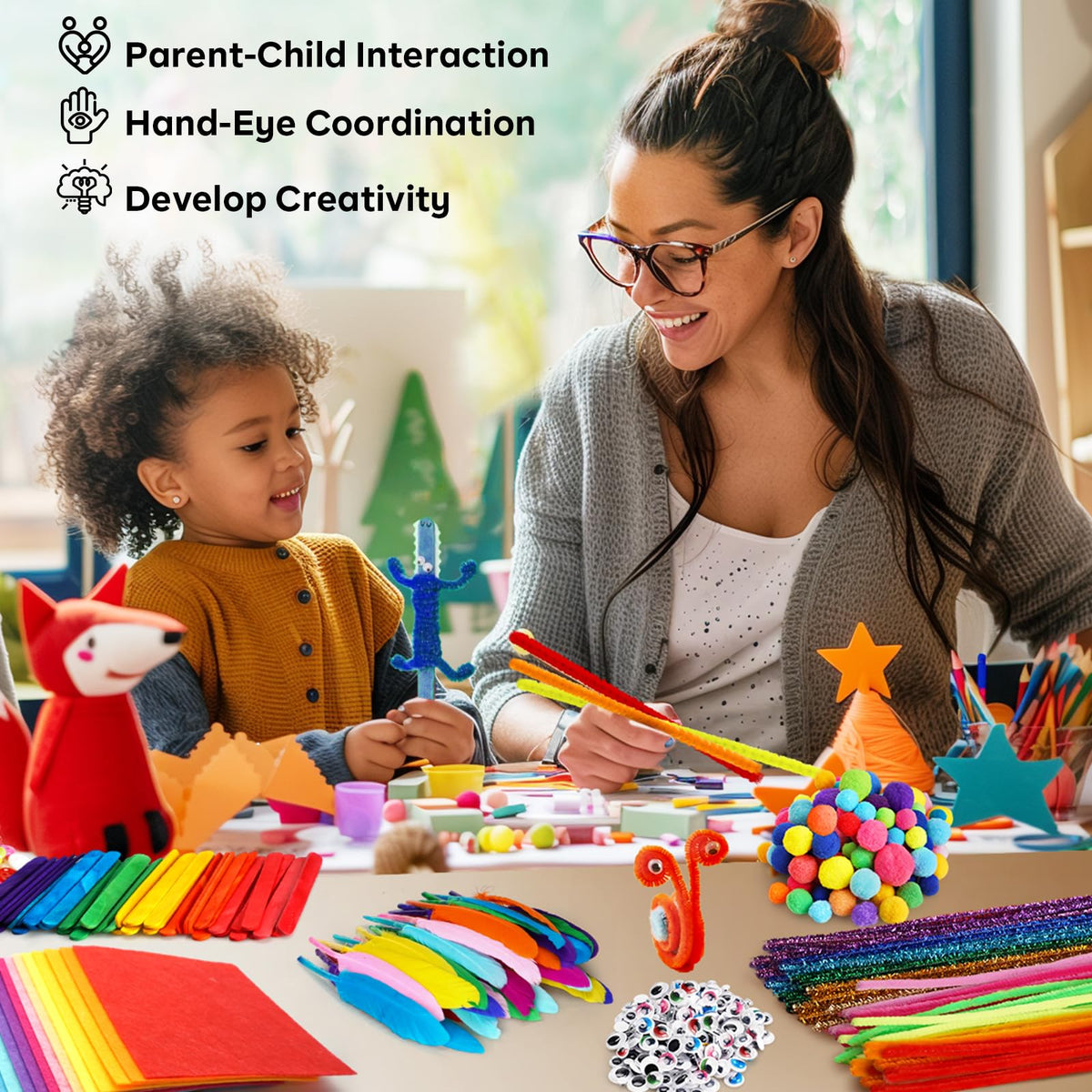 FUNZBO construction paper assortment ideal for art projects and decorations.