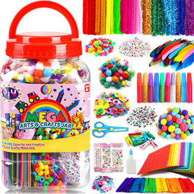FUNZBO glitter glue sticks brighten crafts and are easy to use.