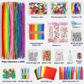 FUNZBO pipe cleaners for quick, colorful sculptures and projects.