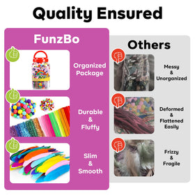 FUNZBO popsicle sticks provide sturdy bases for kid-made crafts.