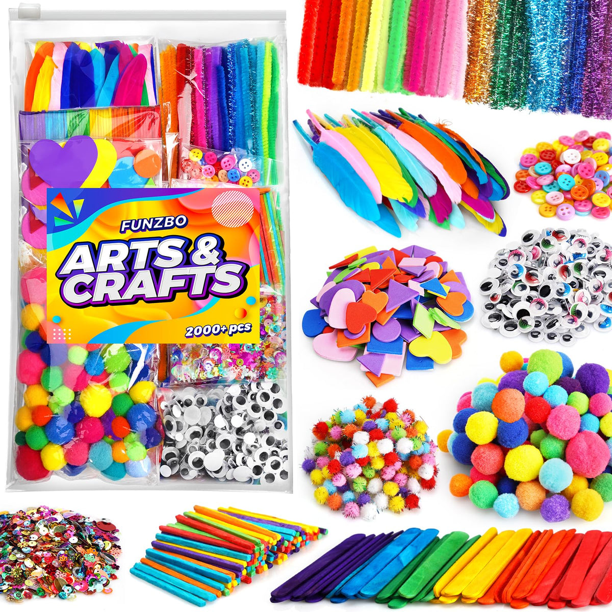 FUNZBO Mother's Day kit pipe cleaners boost creativity for kids