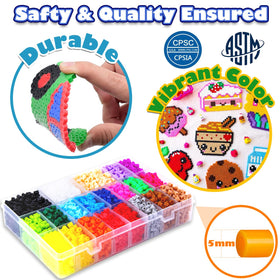 FUNZBO pattern booklet inspires kids to design new fuse bead art.