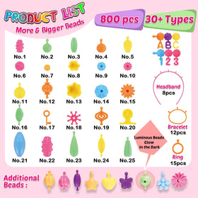FUNZBO pop beads variety of 30 types fuels creative jewelry projects.