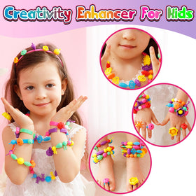 FUNZBO snap bead kit supports open-ended arts and crafts.