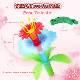 FUNZBO stable snap-connection system for secure flower builds