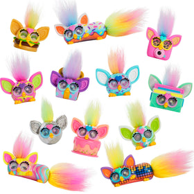 Furby Minis 12-pack figures for collectability and display.