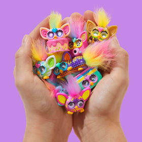 Furby Minis display-ready figure for desk decor.