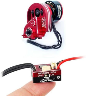 The furitek CRAWLMASTER ESC Micropython enables ultra-slow, smooth crawling.