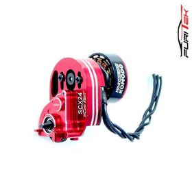 The furitek CRAWLMASTER Torque demo highlights powerful acceleration on obstacles.