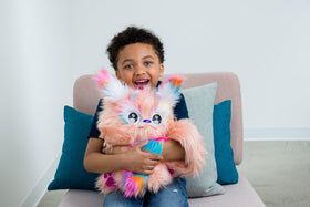 Furlings Cleo fluffy fur enhances cuddles and sensory comfort