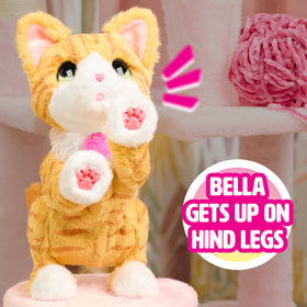 FurReal Bella head-sensor kneading sequence for realistic pretend grooming.