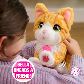 FurReal Bella lap-snuggle moment for cozy cuddle playtime.