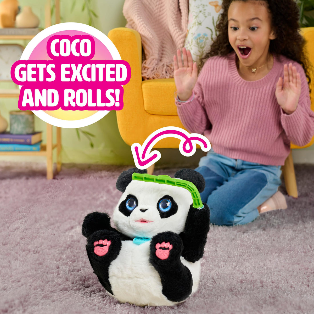 Soft 10.5-inch FurReal Coco plush ideal for cuddles and imaginative play
