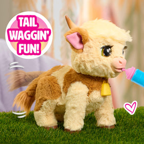 FurReal Maggie blinks and shows friendly eyes during interaction