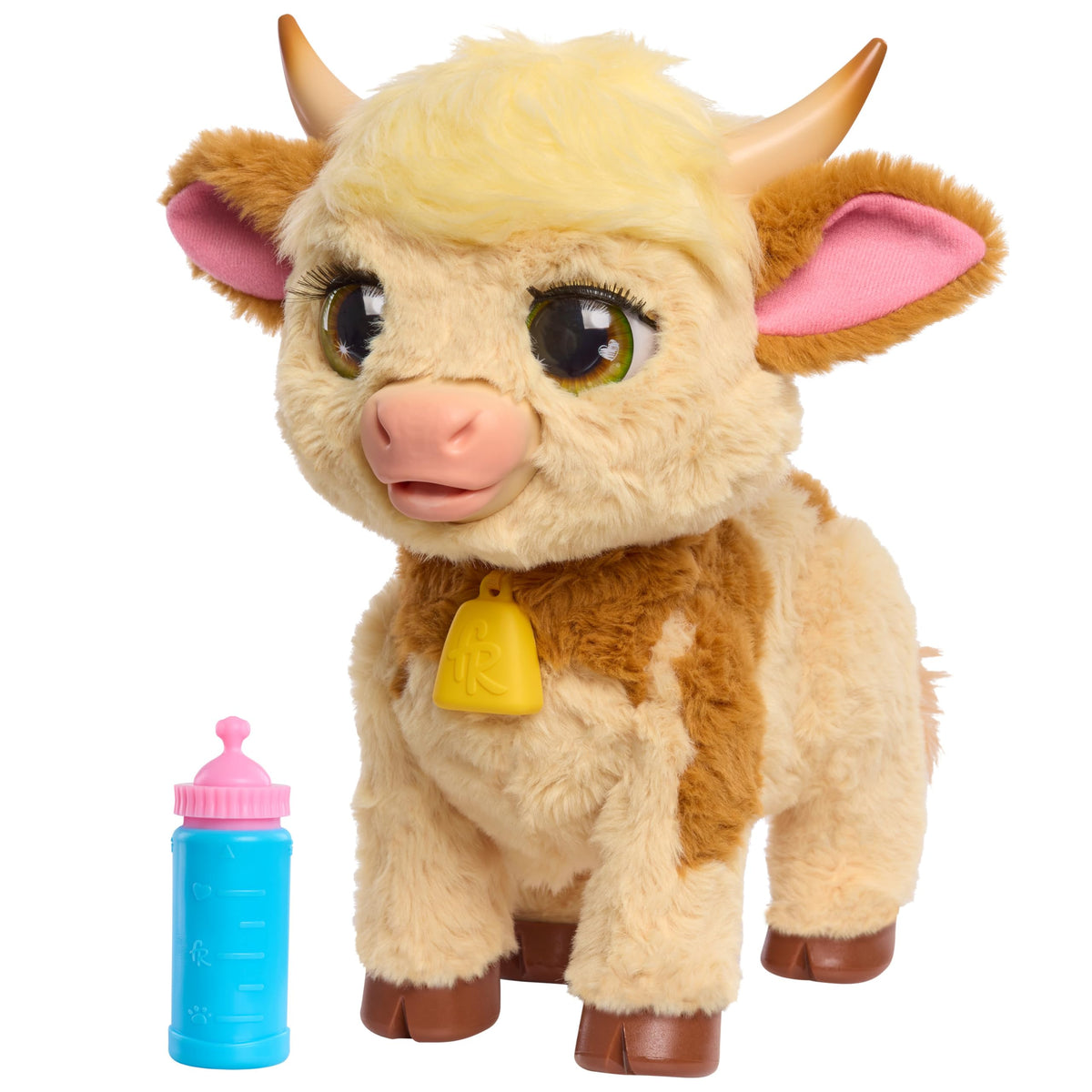 FurReal Maggie interactive mini cow eyes blink and respond to touch