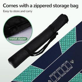 Metal zippered tote for secure storage of the FURUISEN mat.