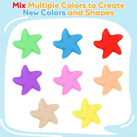 FURWEY natural color sensory sand highlighting natural look and safe play.