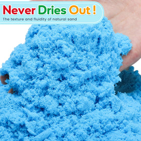 FURWEY red sensory sand ideal for bold shape making.