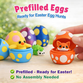 Fustuq 3D printed animal Easter egg reveals a unique toy surprise