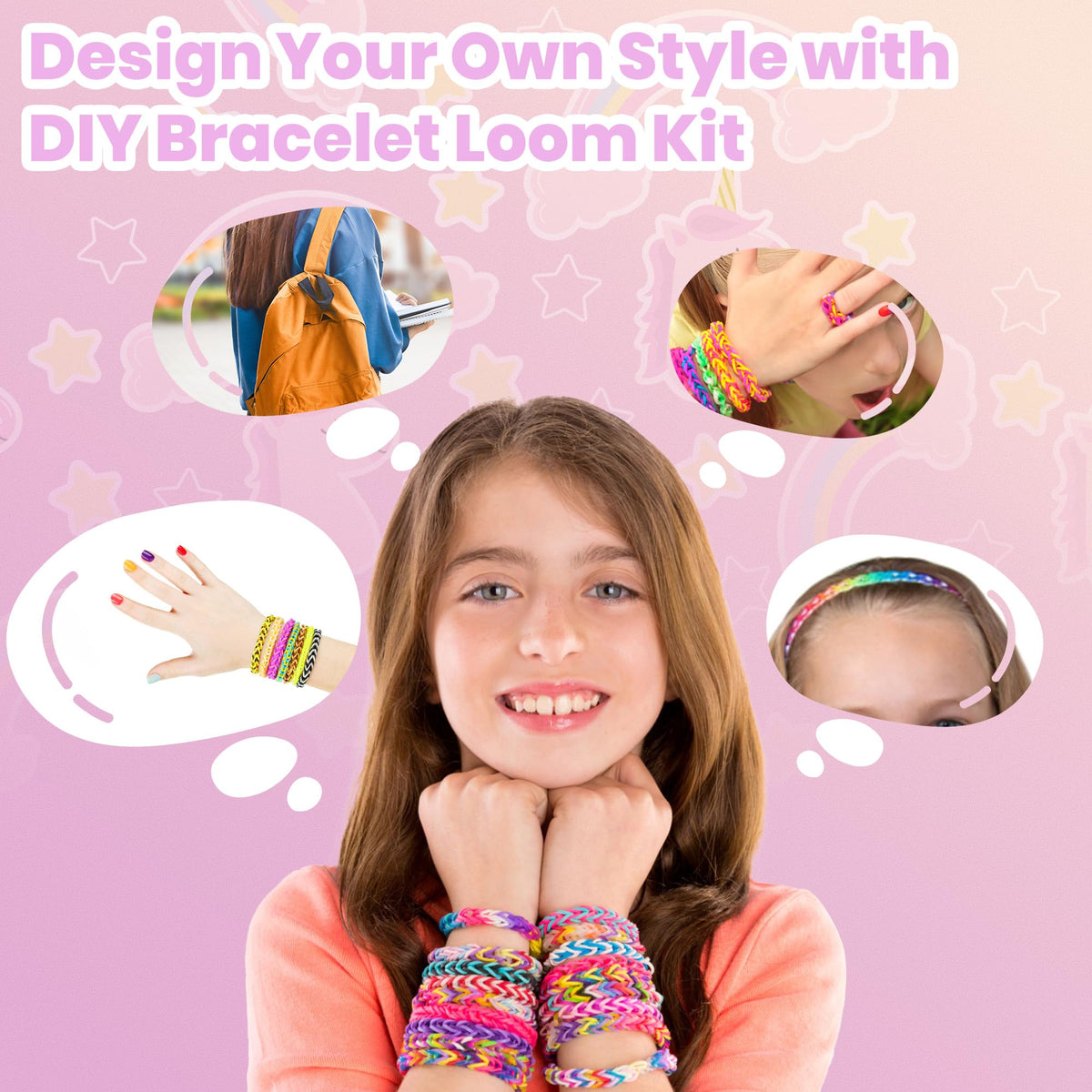 FUTESI personalized design idea for spelling names and symbols on bracelets