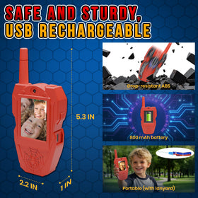 FUTESI spider-design walkie talkies resist drops during adventures.