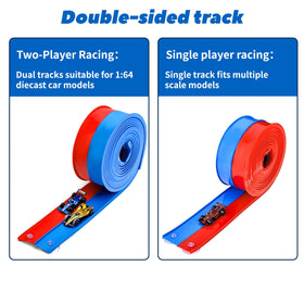 FUTESI track with suction cups sticks securely for stable play.