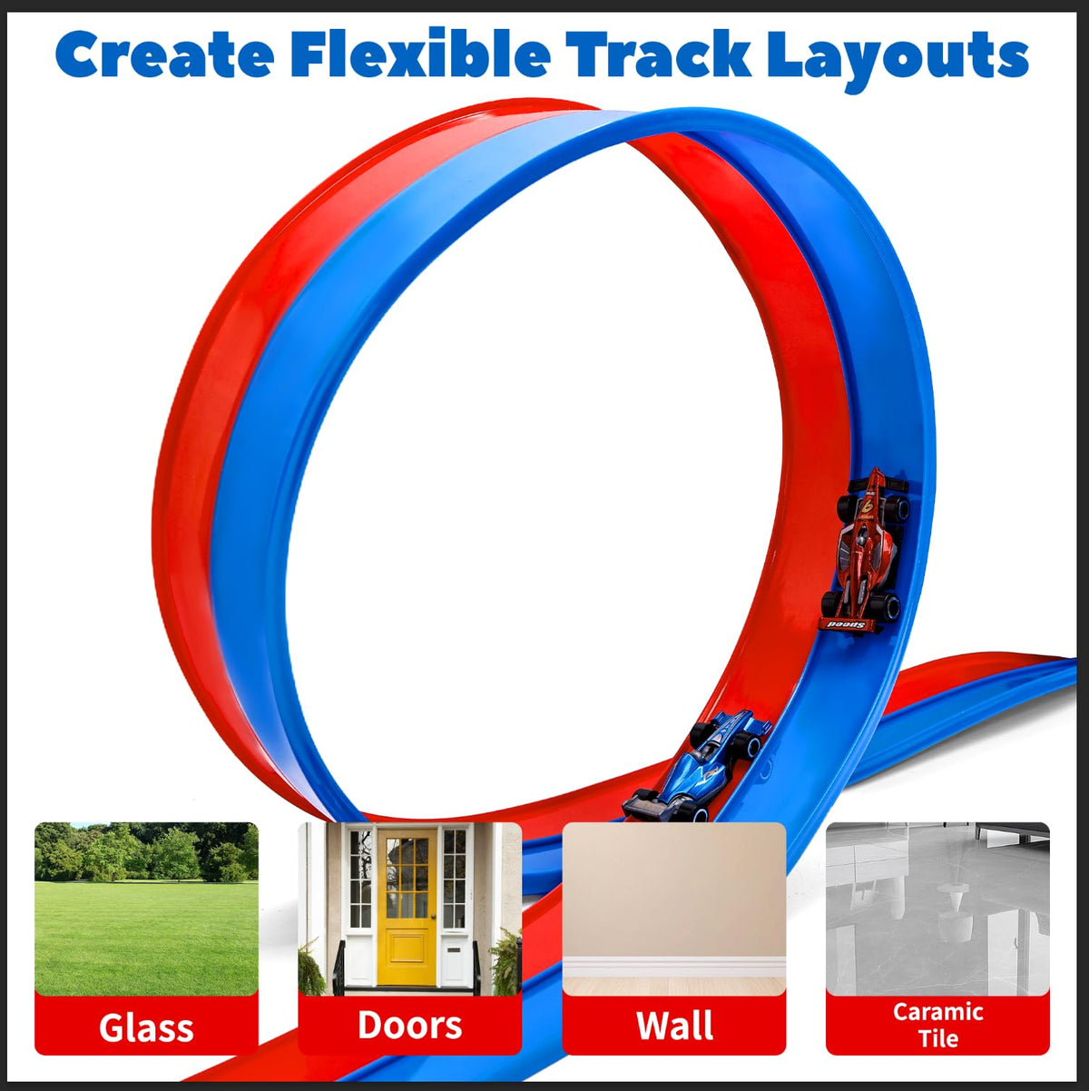 FUTESI travel-ready track fits backpacks and car trips.