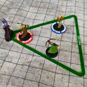 Futhark AOE templates with 10-40 ft cubes for precise spell ranges.