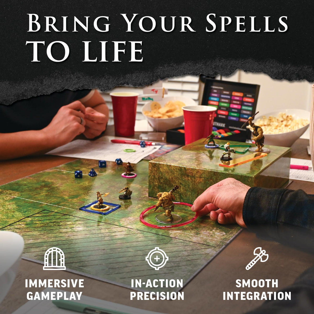 Futhark gift-ready spell templates set for D&D players and groups.