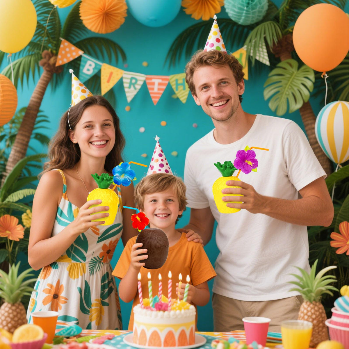 FuturePLUSX kids-safe plastic cups designed for summer party reuse.