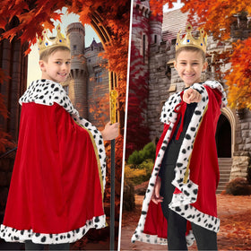 FUUNTATO embroidery and gold trim highlight detailed craftsmanship for medieval style.