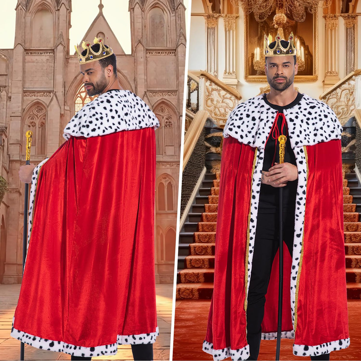 FUUNTATO kid size small demonstrates a snug royal fit for young performers.