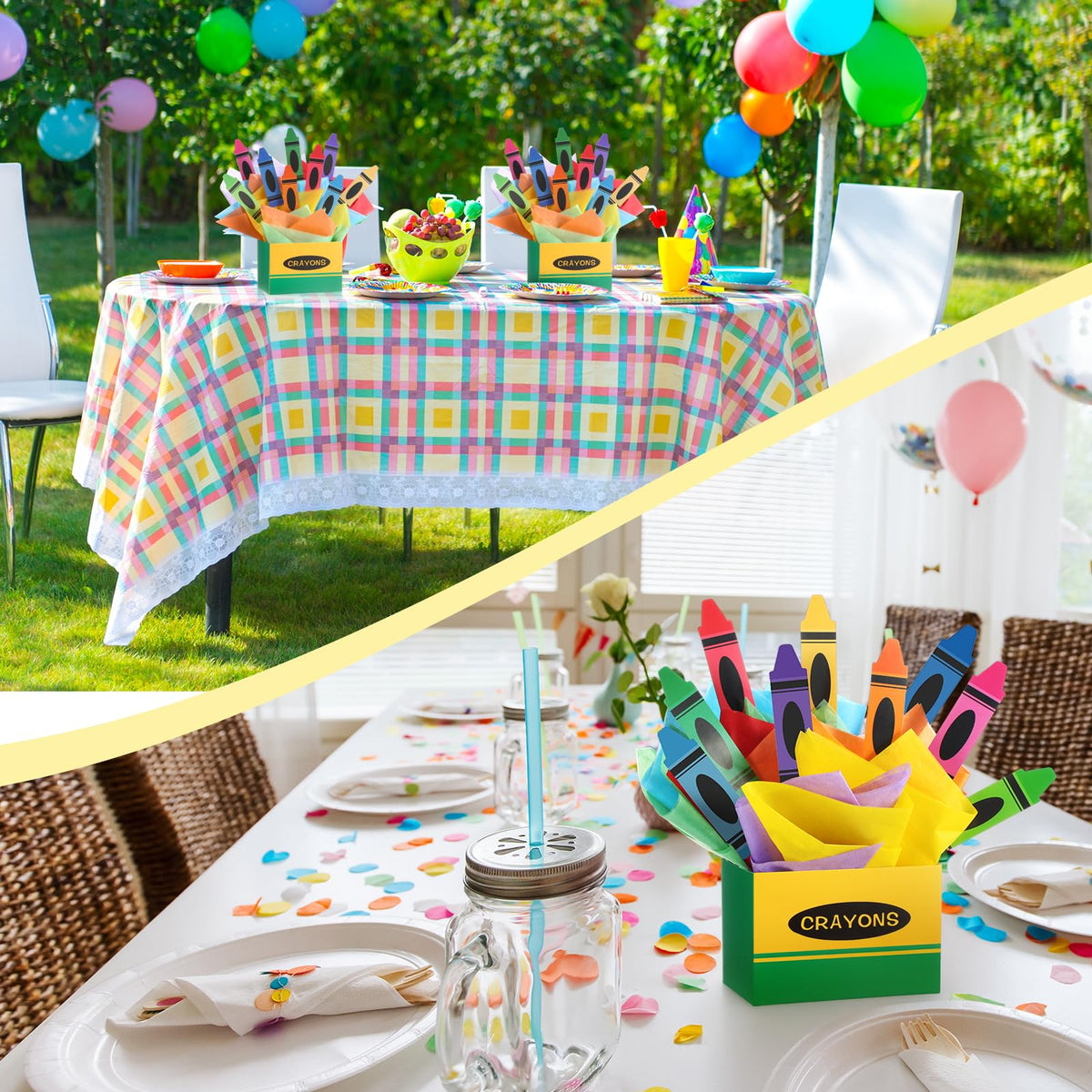 Fuutreo back-to-school table decor creates a cheerful learning atmosphere