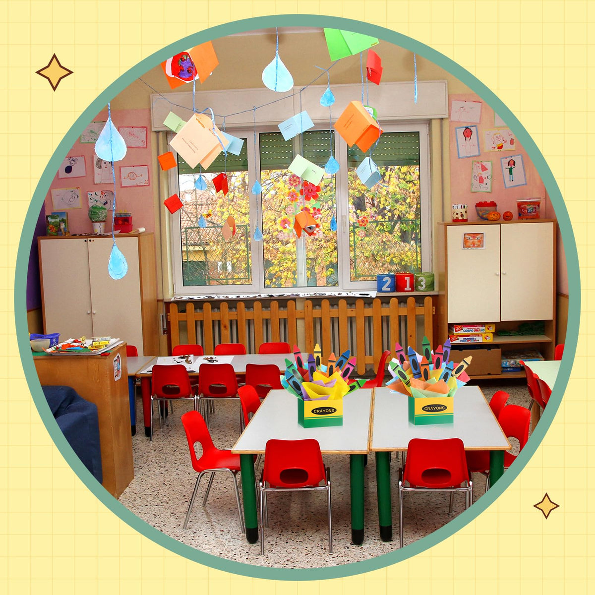 Fuutreo versatile centerpieces set suits birthdays and school events