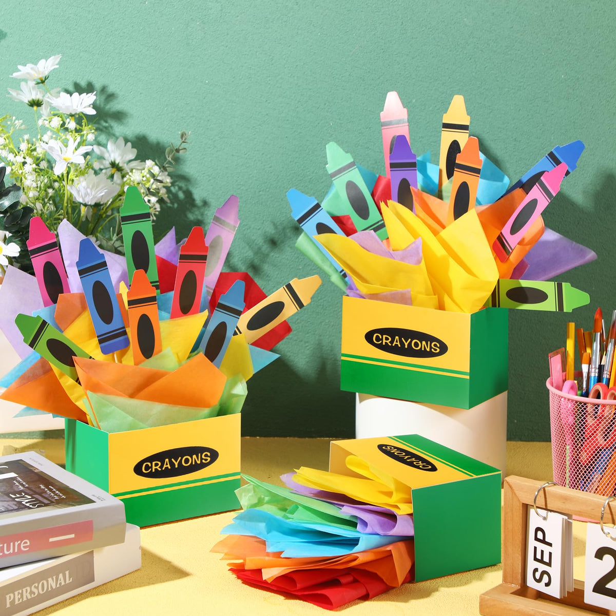 Fuutreo wooden sticks ensure stable, easy-to-arrange centerpieces