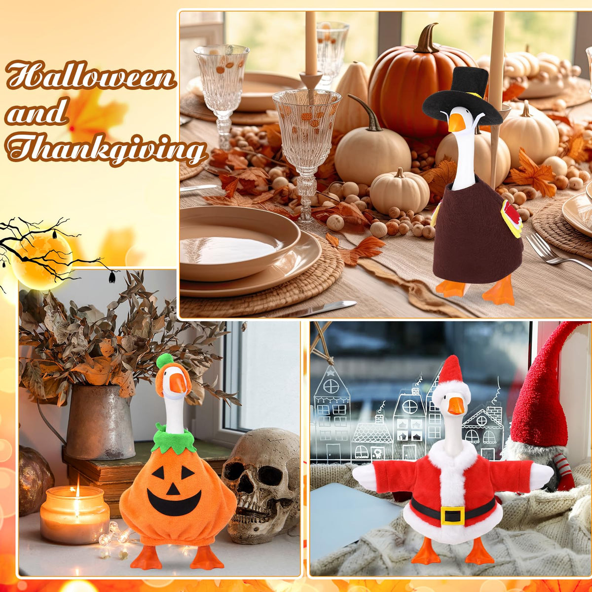FuWeave Christmas goose costume delivers festive display for holidays