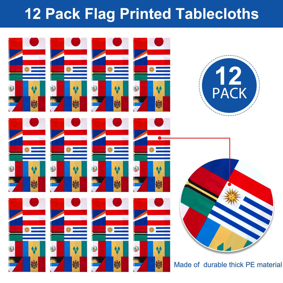 FuWeave disposable cleanup-friendly tablecloth for easy post-event cleanup