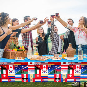 FuWeave international party supplies display for cultural celebrations