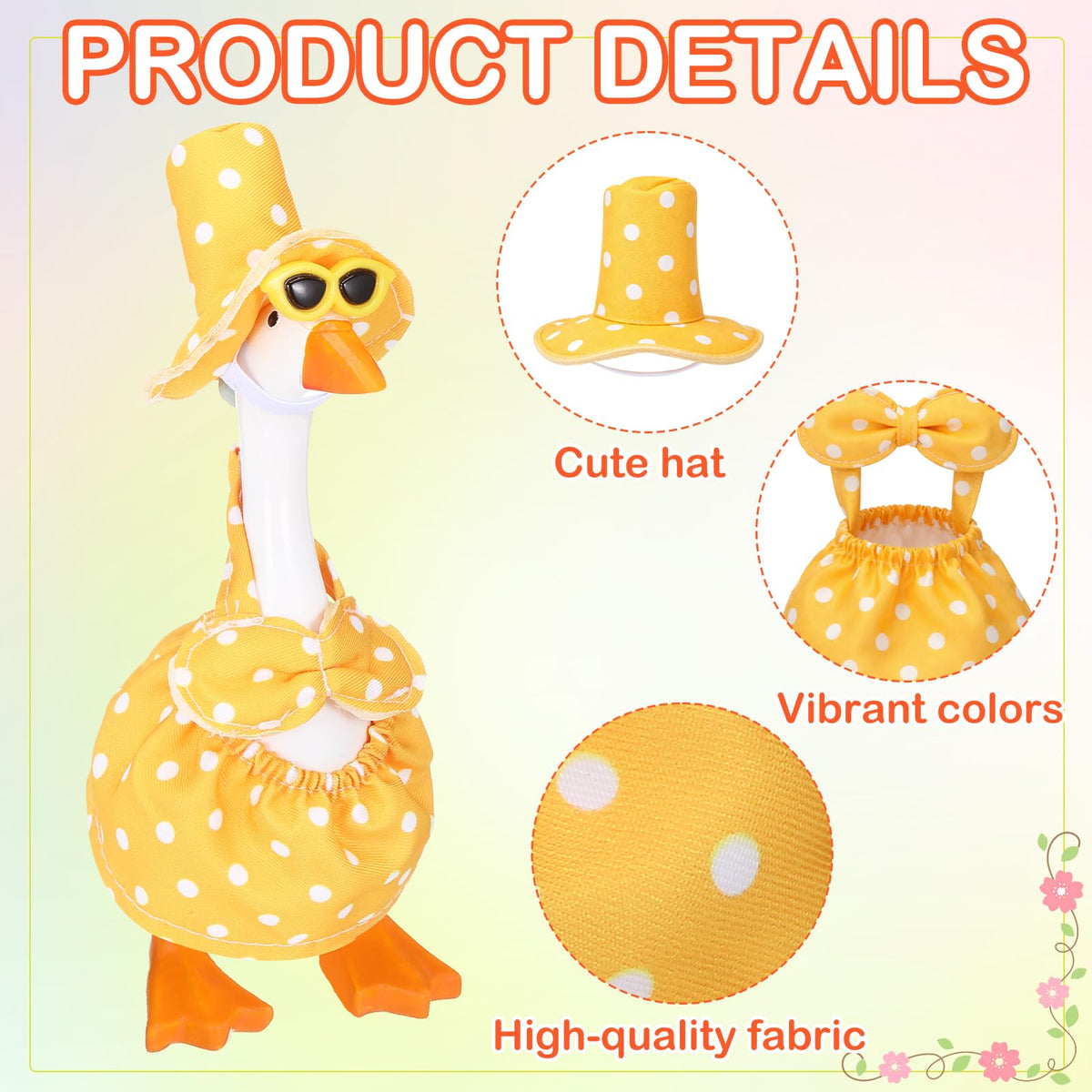 FuWeave Valentine goose costume adds festive desk or porch display