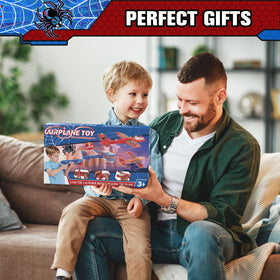 Fuwidvia outdoor flying toy set in park.