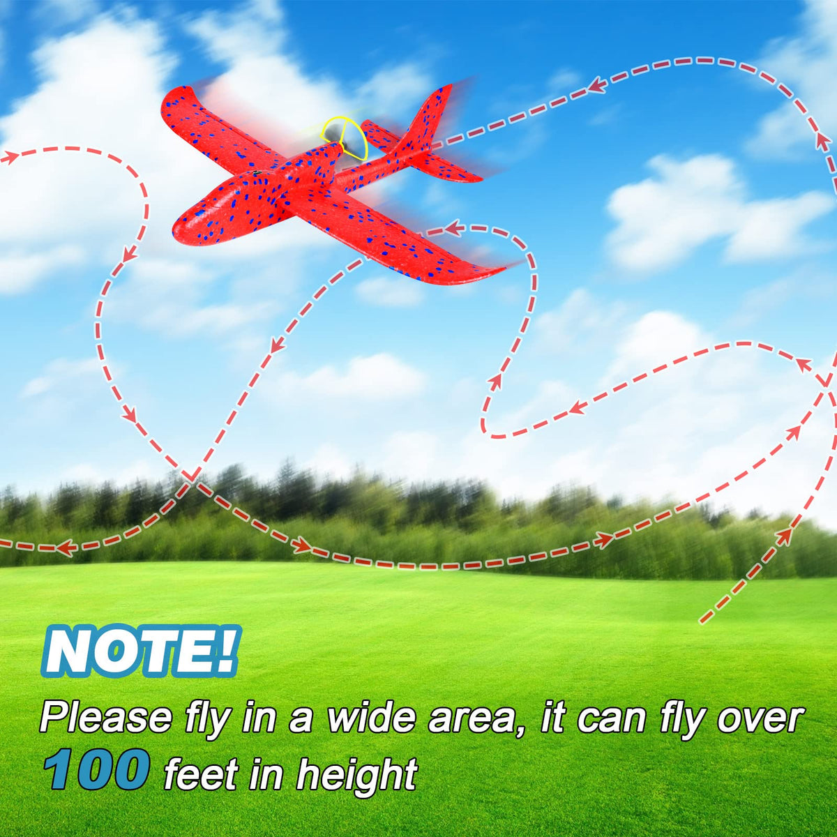 Fuwidvia safe EPP foam airplane designed for kid-friendly play